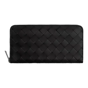 Bottega Veneta Intrecciato Zip Around Wallet