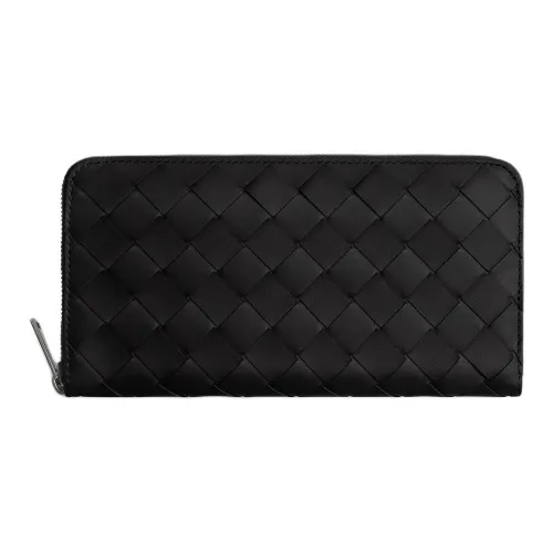 Bottega Veneta Intrecciato Zip Around Wallet