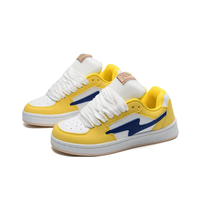 Circle Small Height Increasing Wear Resistant Slip Resistant Low Top Skateboard Shoes Unisex Pink Box Included-58