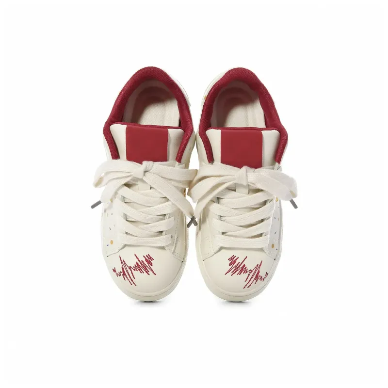 Teddy Bear Collection Coverage Slip Resistant And Abrasion Resistant Low Top Skateboard Shoes Women's-49