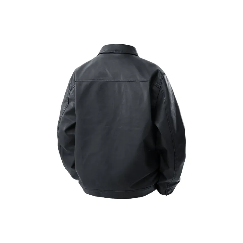 YZ Leather Jackets Unisex Black-1