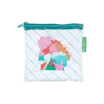 KOKUYO PVC Small Item Storage Bag Unisex Green/Yellow/Blue/Pink/Purple