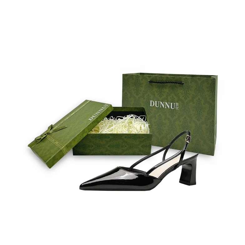 Dunnu Chunky Heel High Heels Women's Box Included-19
