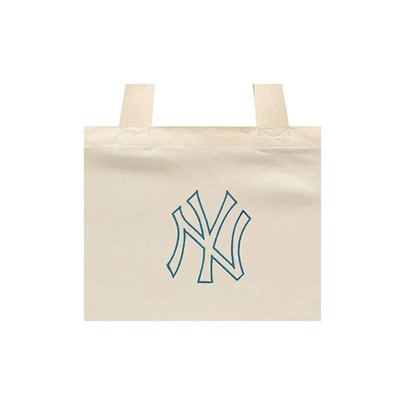 New Era Cotton Tote Bag Shopping Bag Shoulder Bags Women's Cream-4