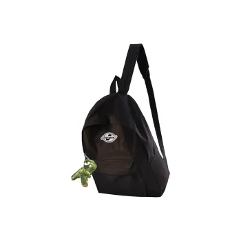 JEANSWEST Nylon Backpack Unisex Black/White/Red