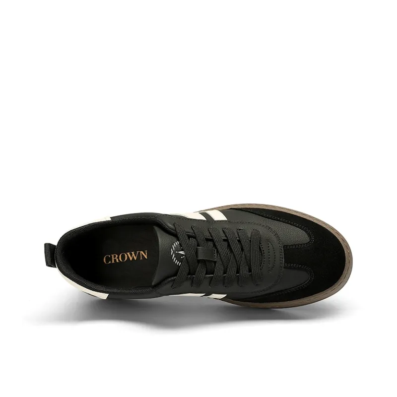 CROWN Anti-Slip And Wear-Resistant Lightweight Cushioning Low-Top Skateboard Shoes Men's-2