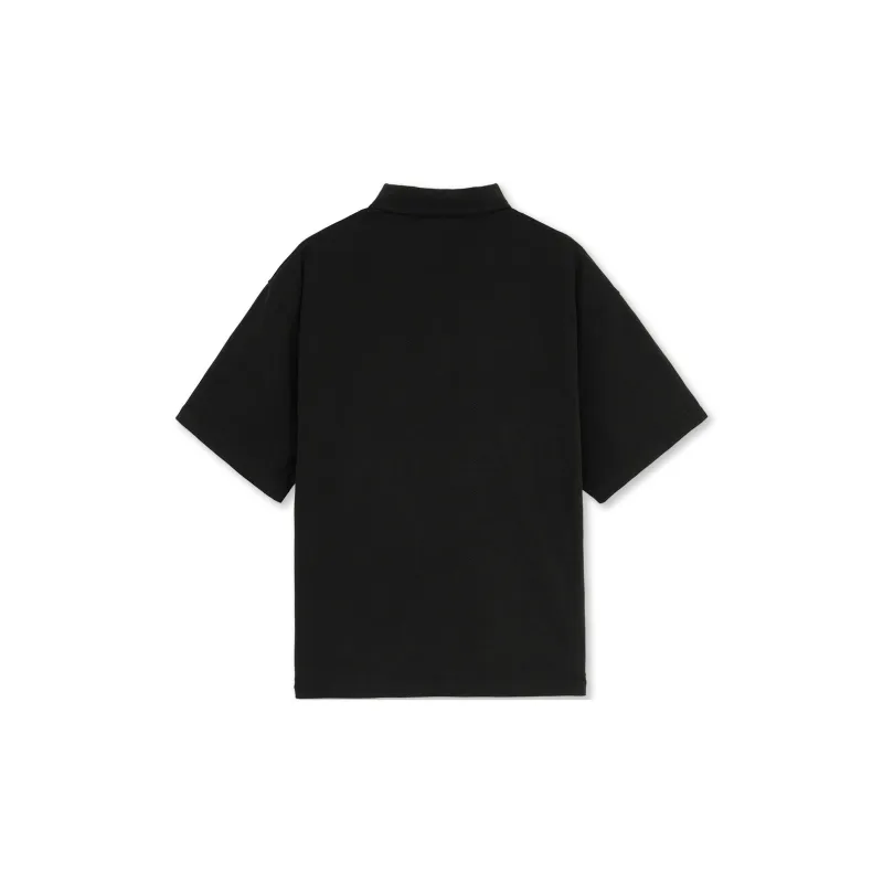 BD.POWER UP+ Polo Shirts Unisex Black-1