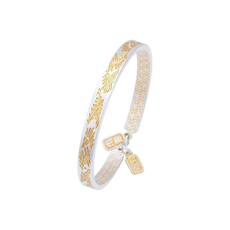 Golden Kite S999 Fine Silver Bangles Women's-0