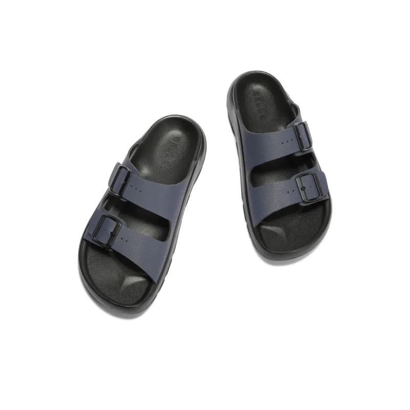 BELLE Slide Slippers Men Gray, Blue-2