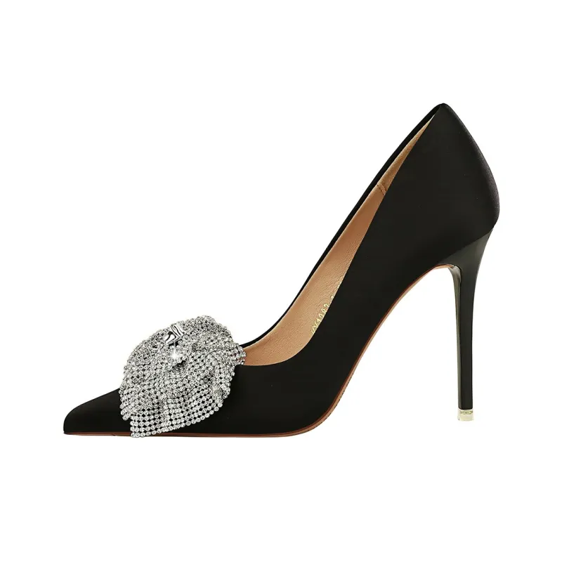 QITUMAUL Slim Heel High Heels Women's-0