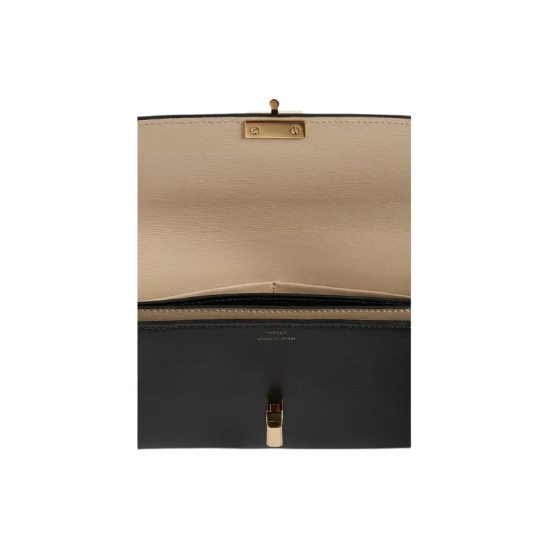 TOTEME T lock Leather Wallet-3