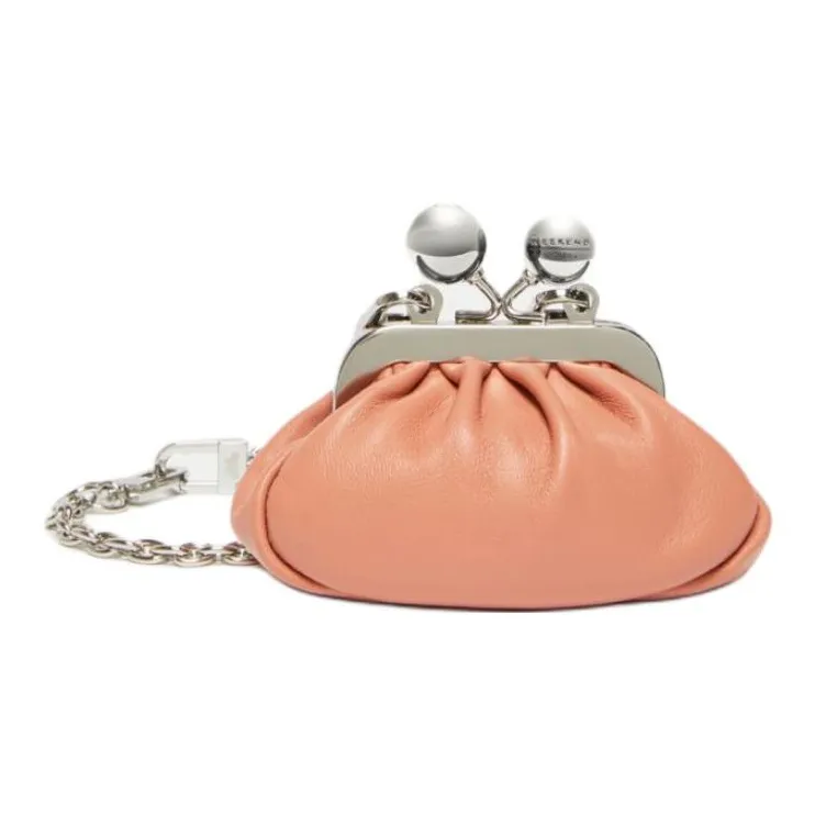 WEEKEND MaxMara Nappa Leather Shoulder Bag Extra Mini Women's Pink-0