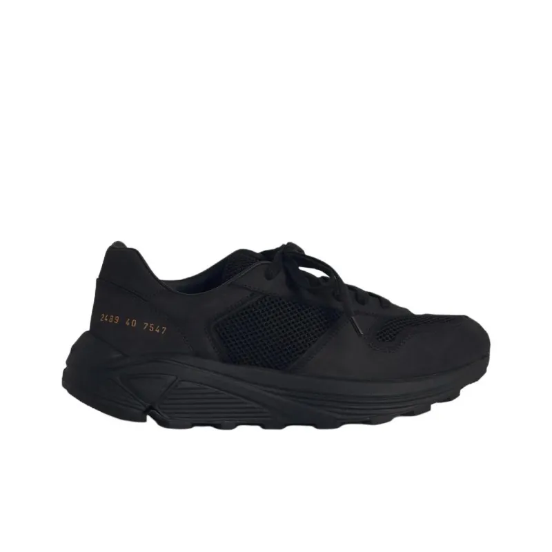 COMMON PROJECTS Runner Low Top Casual Shoes Men's Black-1