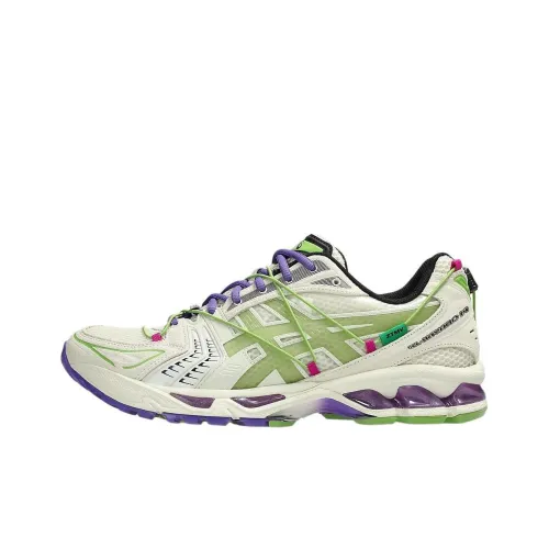 Zutomayo x Asics Gel Kayano 14 Anti Slip Wear Resistant Low Top Casual Running Shoes Unisex White Green