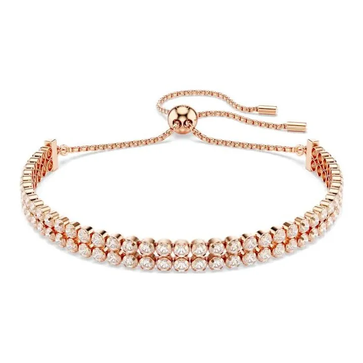 Swarovski Faux Crystal Bracelets Women's Rose Gold-0