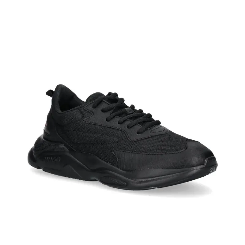 HUGO BOSS Low Top Casual Shoes Men's Pure Black-2