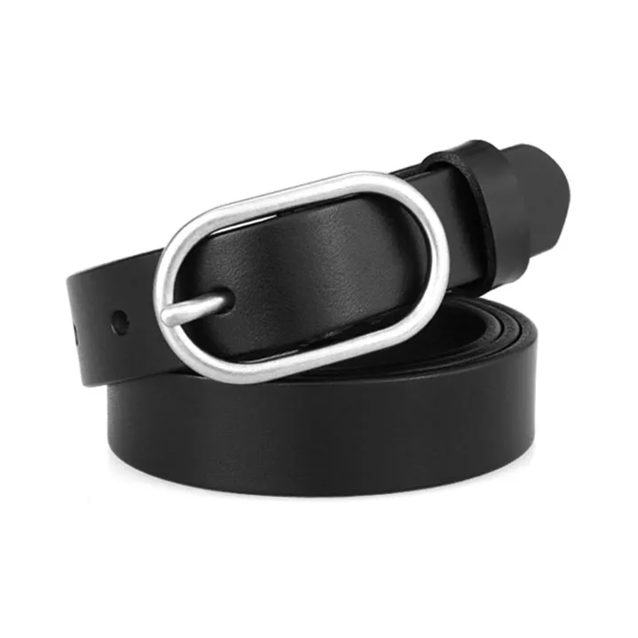 Cows Reign Top Grain Cow Leather Leather Belts Women's 2.4CM-1