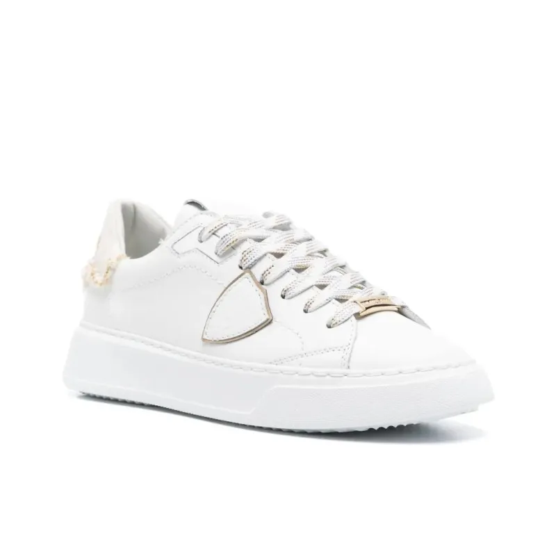 PHILIPPE MODEL Temple Low Top Skateboard Shoes Women's White-1