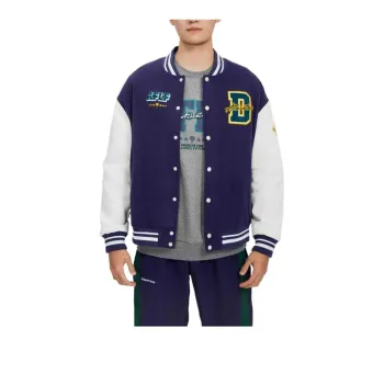 DECATHLON BACK TO 80S Baseball Jacket Unisex Night Purple