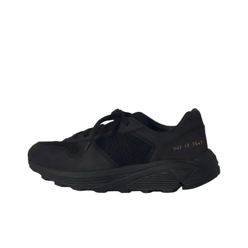 COMMON PROJECTS Runner Low Top Casual Shoes Men's Black-0