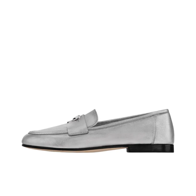 LOUIS VUITTON Soho Loafers Women's Silver-0