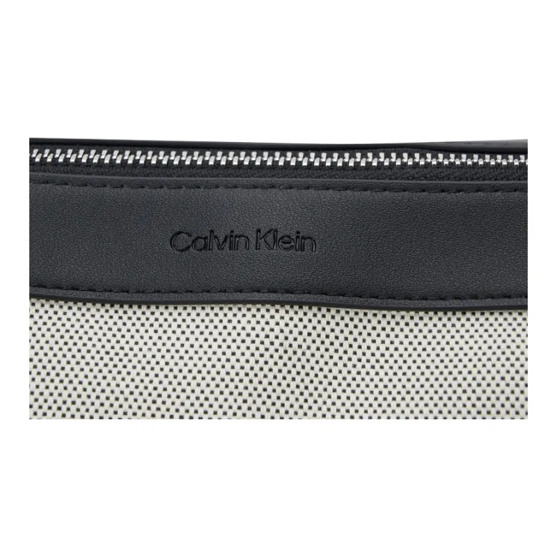 CALVIN KLEIN Fabric Shoulder Bag Men's Chalk White-4