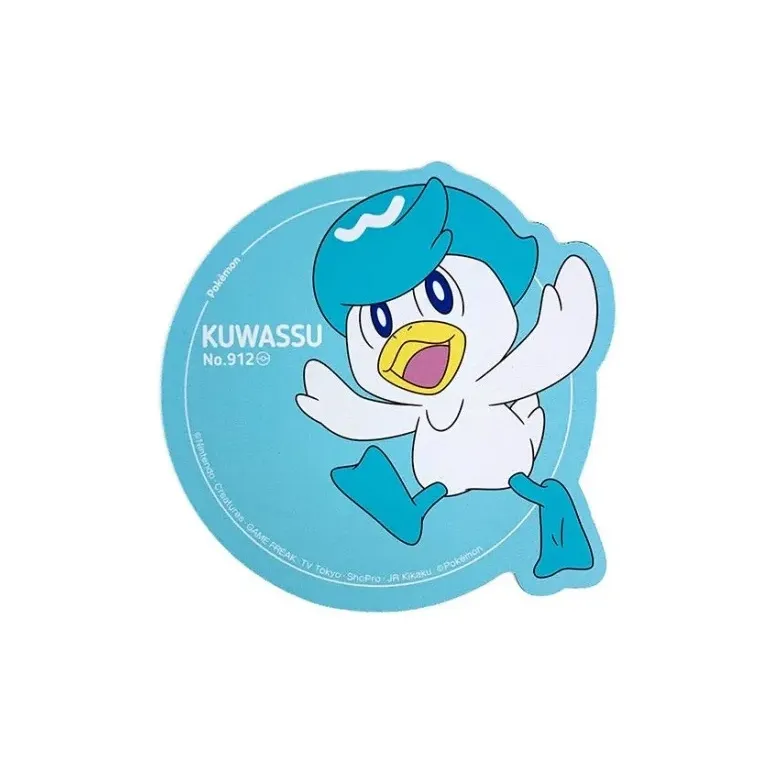 POKEMON Natural Rubber, Polyester Material Pokémon Quassu Pokemon Mouse Pads-0