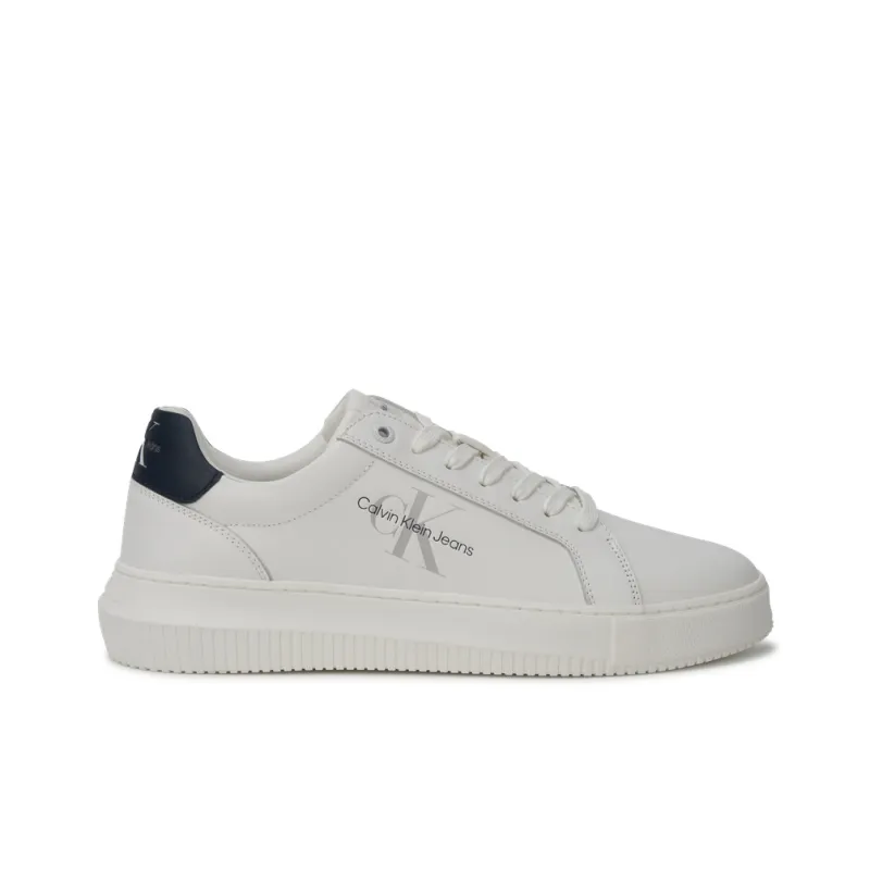 CKJ CALVIN KLEIN JEANS Low Top Skateboard Shoes Men's Blue White-1