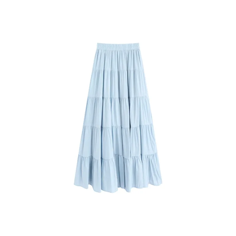 Garbege Casual Long Skirt Women's-1