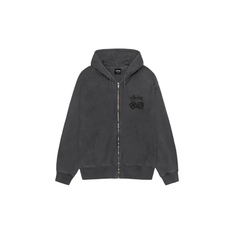 Stussy Dice Zip Hoodie Pigment Dyed-1