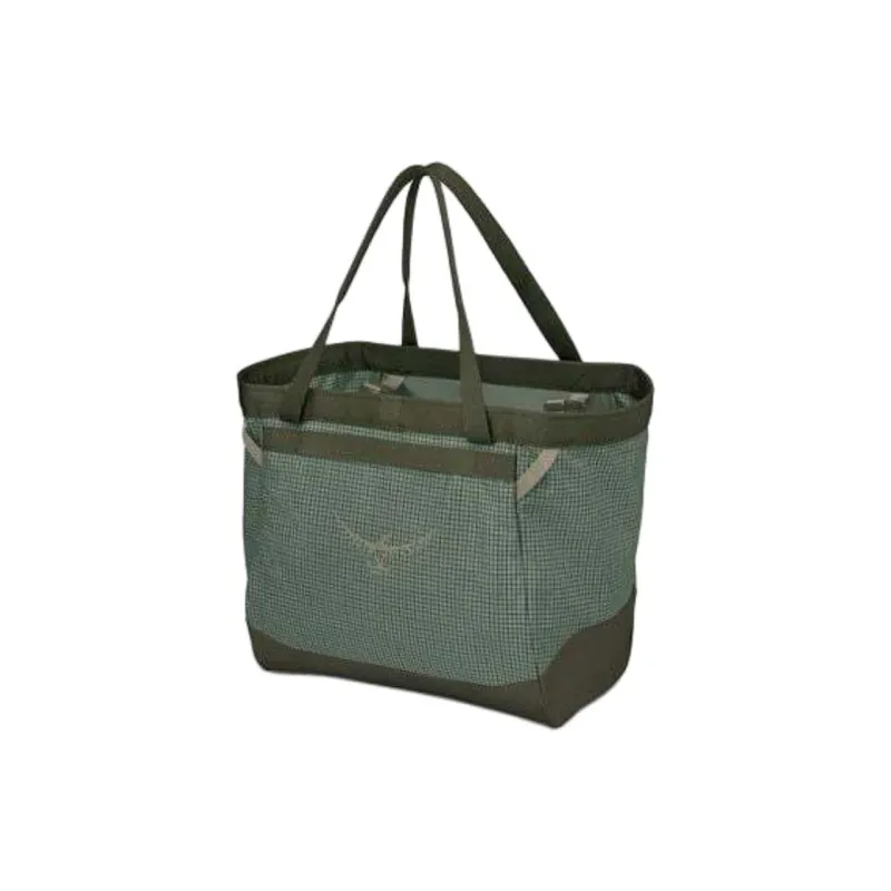OSPREY Nylon Tote Bag Shopping Bag Handbag Shoulder Bag Unisex Pine Leaf Count Gray-1