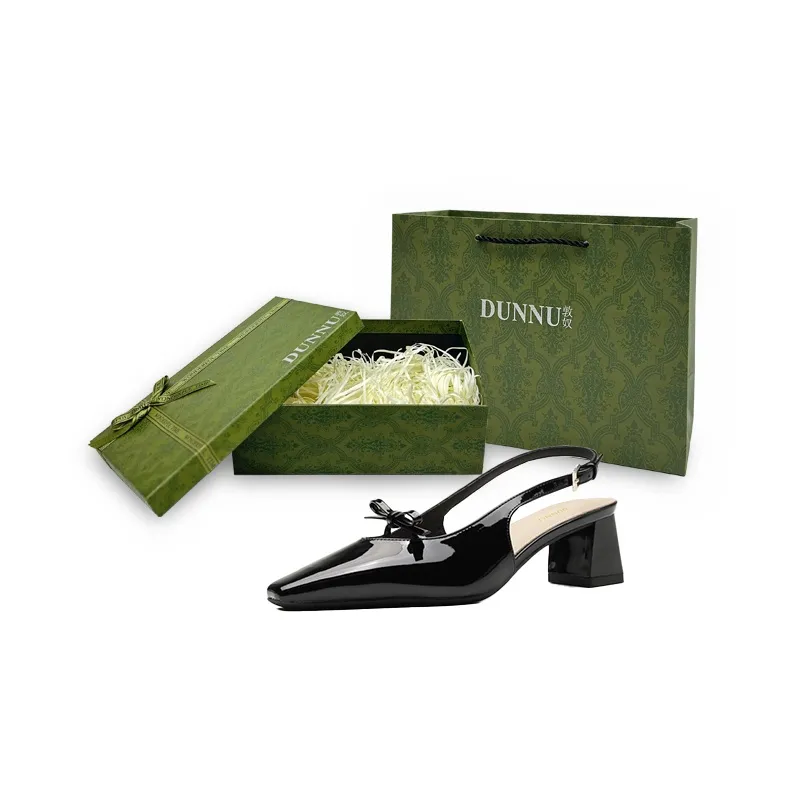 Dunnu Chunky Heel High Heels 5cm Women's-16