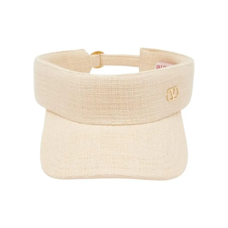 Valentino Canvas Sun Protection Hats Men's Beige-0
