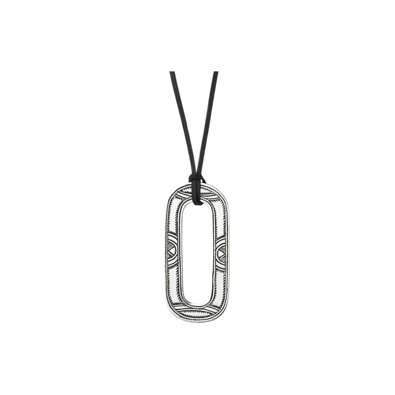 HERMES Sterling Silver Necklaces Women's Silver-0