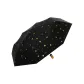 [Heart-Automatic Umbrella]-Starry Black