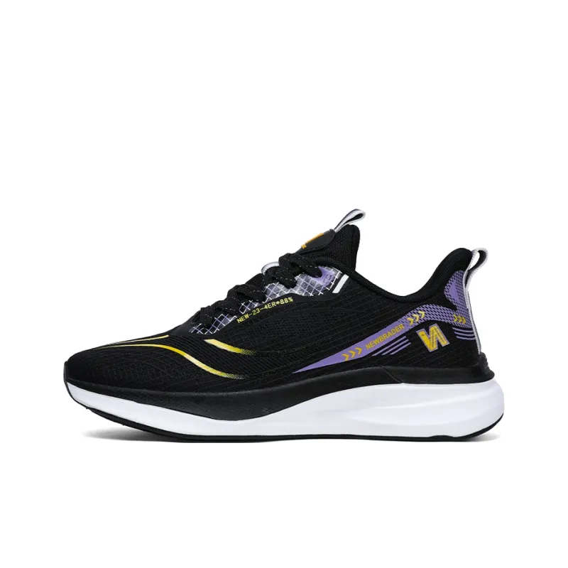 Dao Tu Sen Low-Top Running Shoes Unisex Pink Purple-5