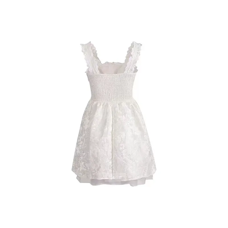 ABBY GODDESS Slip Dresses Women's White-1