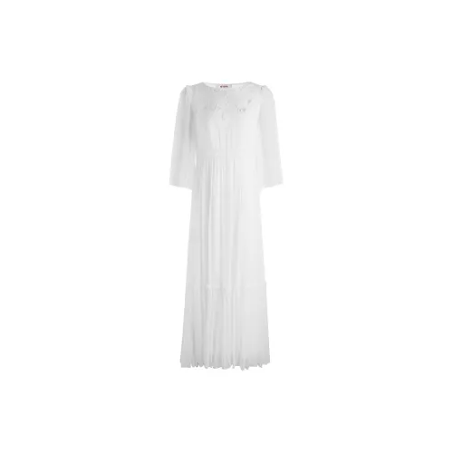 A LIFE ON THE LEFT Long Sleeved Dresses Women's White