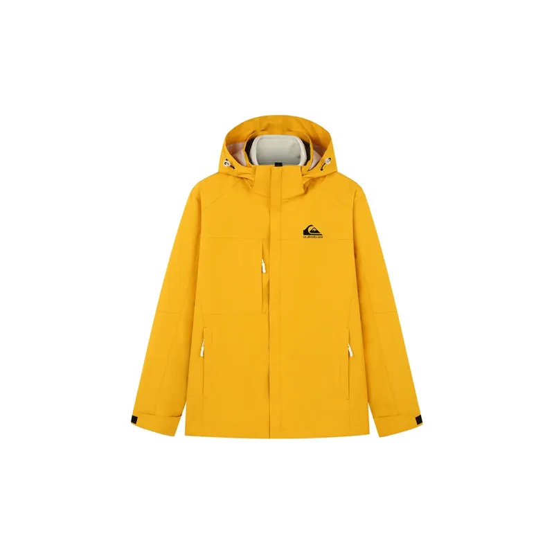 Quiksilver Waterproof, Windproof, Thermal, Water Repellent, Cold Resistant, Rainproof Windbreaker Jacket Unisex-11