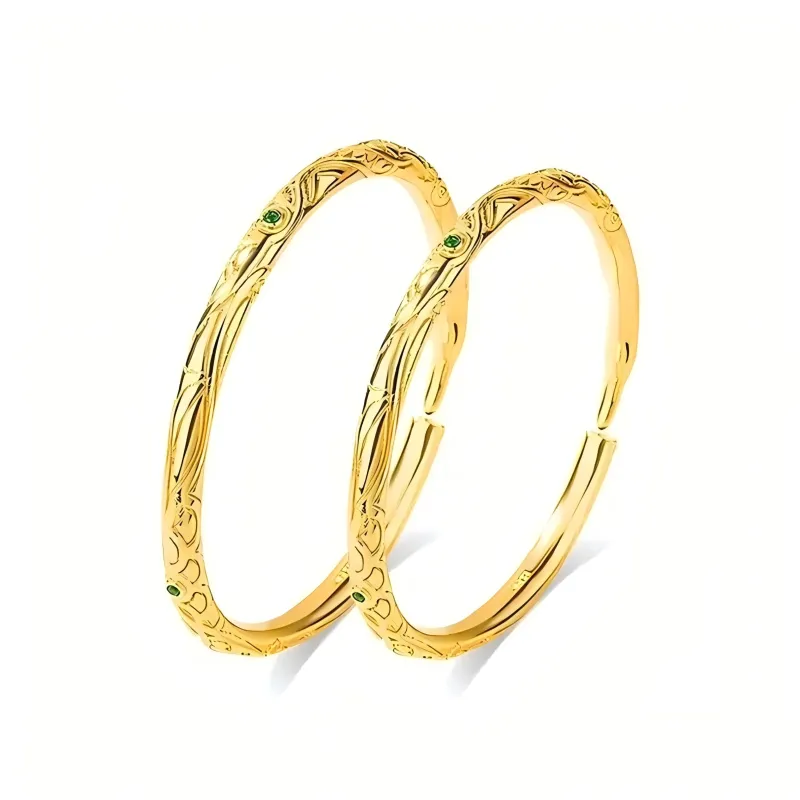ZHIAIYONGHENG Alloy Bangles Unisex-2