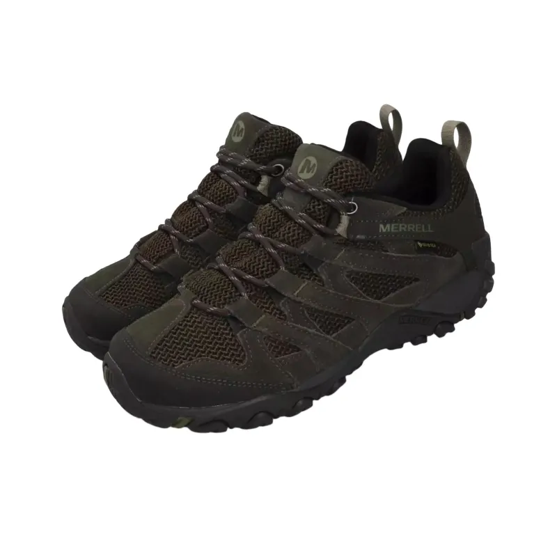 MERRELL Alverstone Anti-Slip Wear-Resistant Low-Top Trekking Shoes Men's Green-2