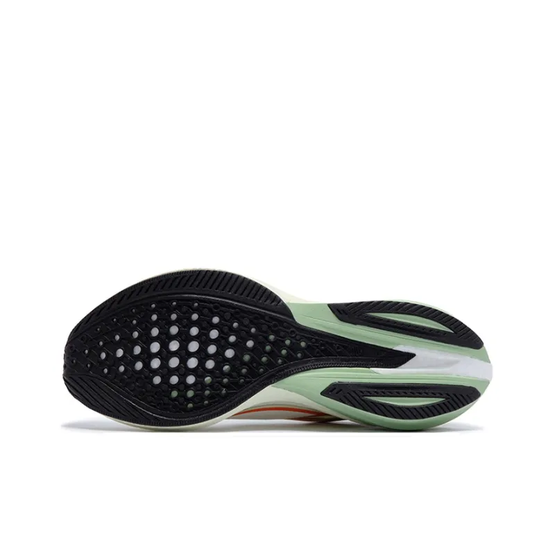 361° Anti Slip Wear Resistant Low Top Training Running Shoes Men's Feather White Melon Green-4