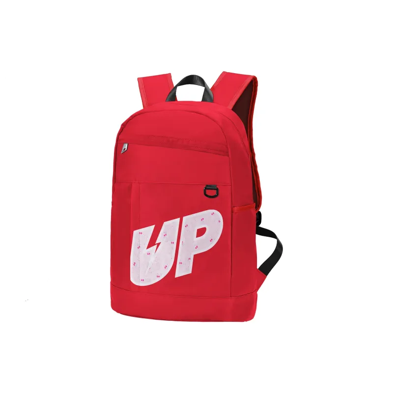 TURN UP Polyester Backpack Regular Unisex Red-1