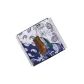{ Faux Silk } Walnut Black Blue/Long+Sandalwood Wooden Comb+National Trend Gift Box