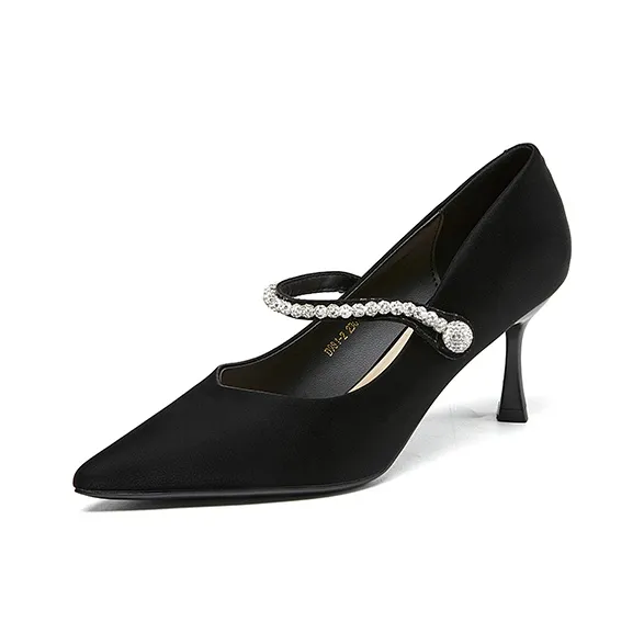 PINWEISHIDU Slim Heel High Heels Women's-0