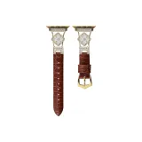 Brown-Gold-Tone Lock