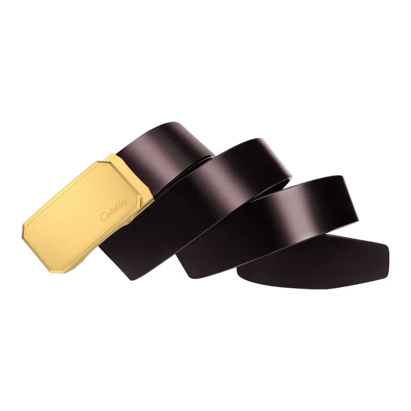 CATELLES Cow Leather Leather Belts Men's 3.5cm-8
