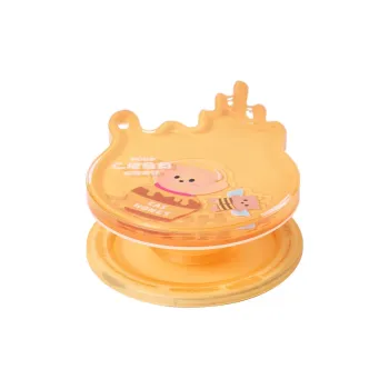 Shell Space Phone Stands Magnetic All Honey Bear Acrylic Material Double Layer Dynamic Flow Craft