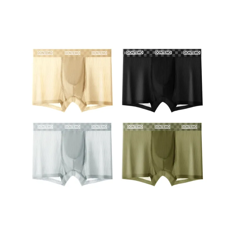 PLANDOO Underpants Men's 4 Pack-12