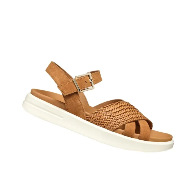 GEOX Xand 2s One Strap Sandals Women's Brown-2
